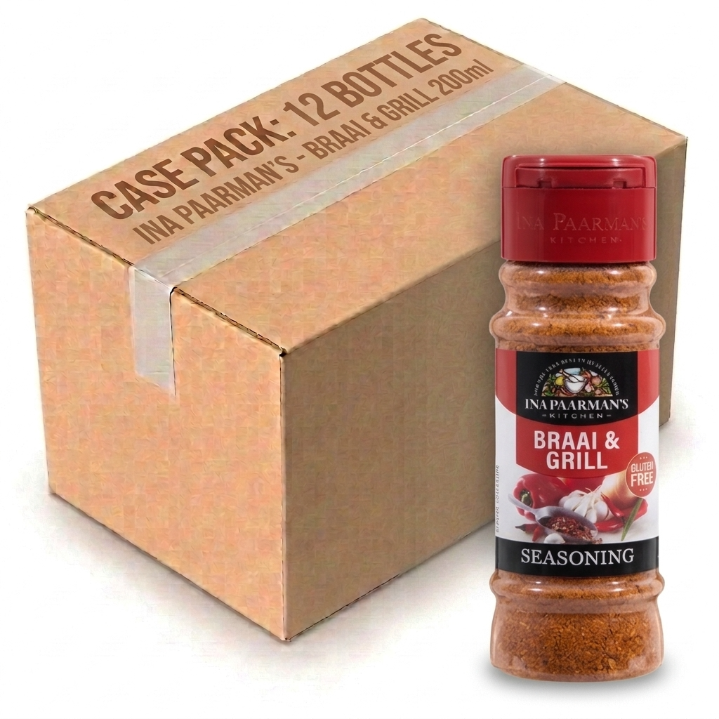 Ina Paarman'S Seasonings - Braai & Grill 200ml (Case of 12)