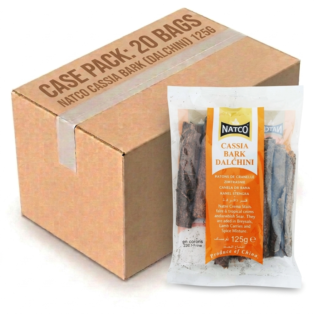 Natco Cassia Bark (Dalchini) 125G (Case of 20)