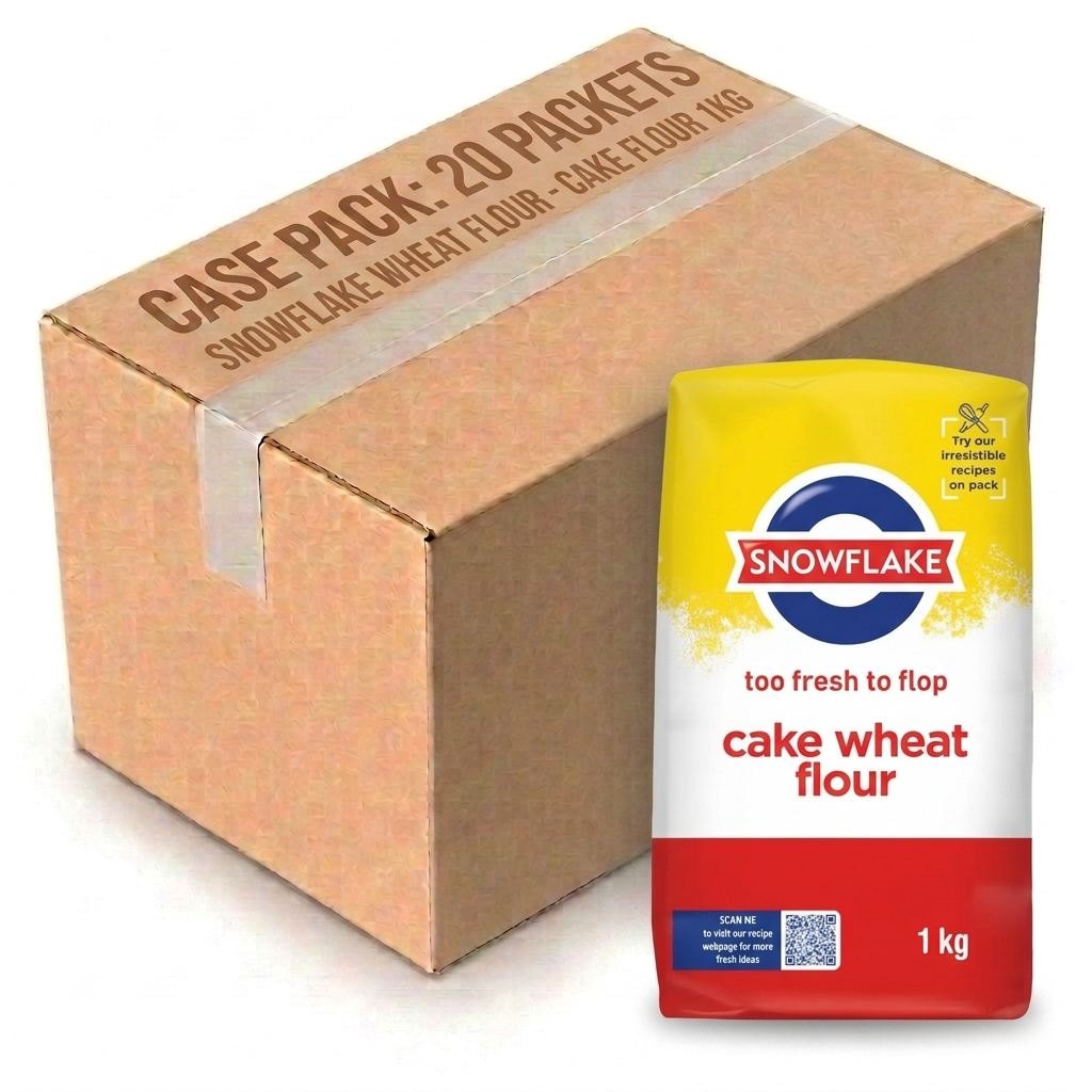 Snowflake Wheat Flour - Cake Flour 1KG (Case of 20)