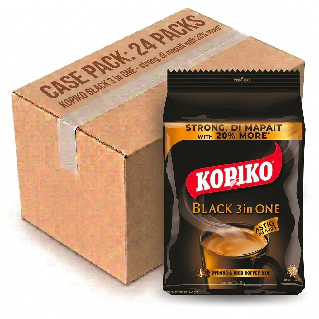 Kopiko Black 3 In 1 (30G X 10) (Case of 24)