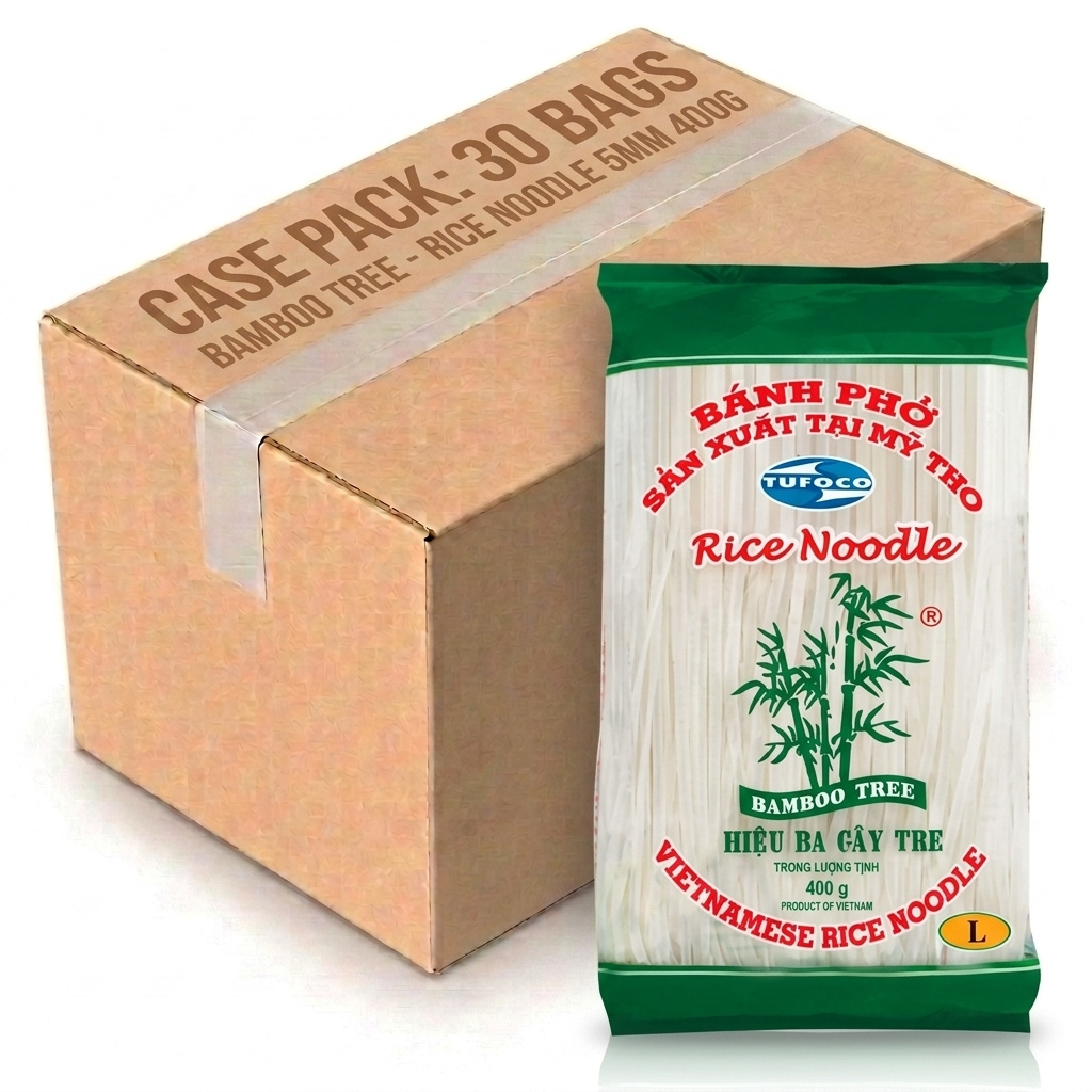 Bamboo Tree Rice Noodles 5mm 400G (Case of 30)