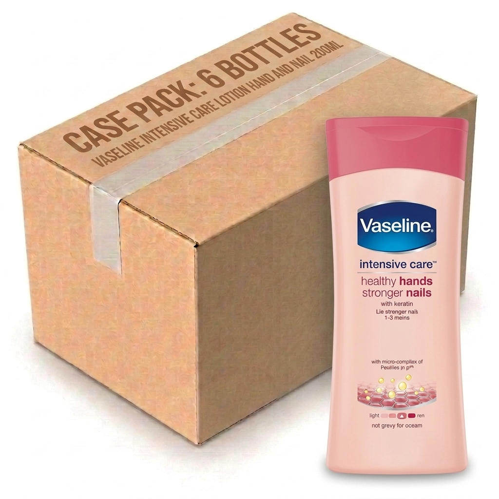 Vaseline Intensive Care Lotion Hand And Nail 200Ml (Case of 6)