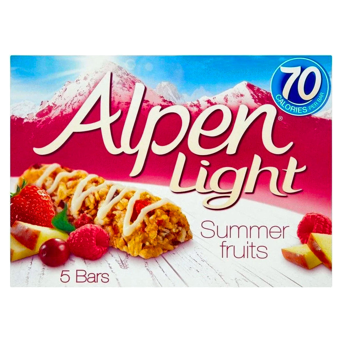 Alpen Light Summer Fruits Cereal Bar 5x95g