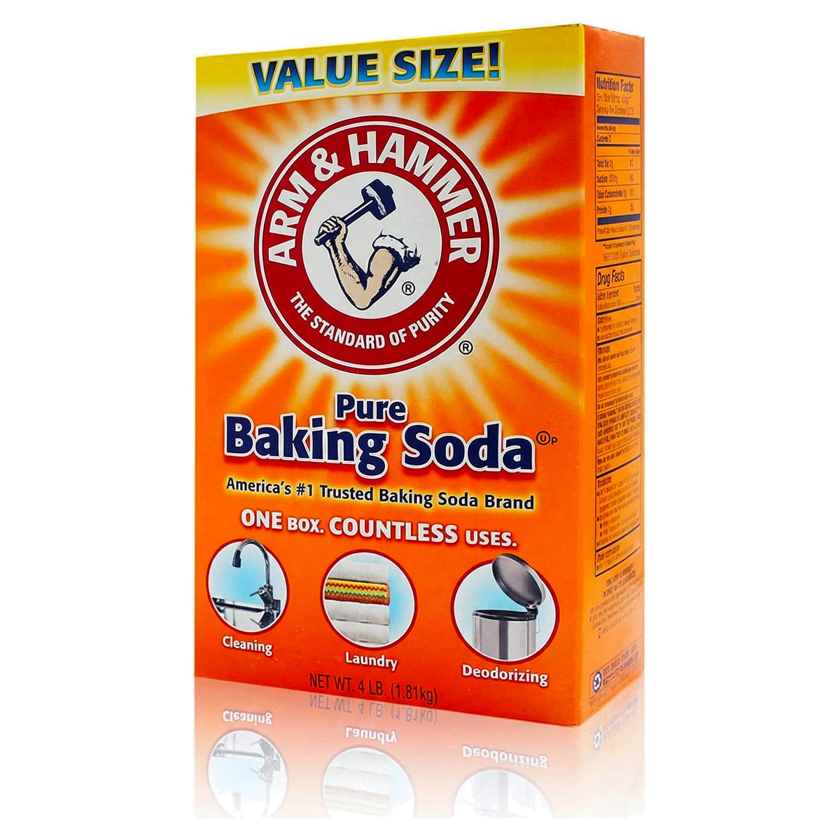 Arm & Hammer Pure Baking Soda 1.81Kg (4Lbs)