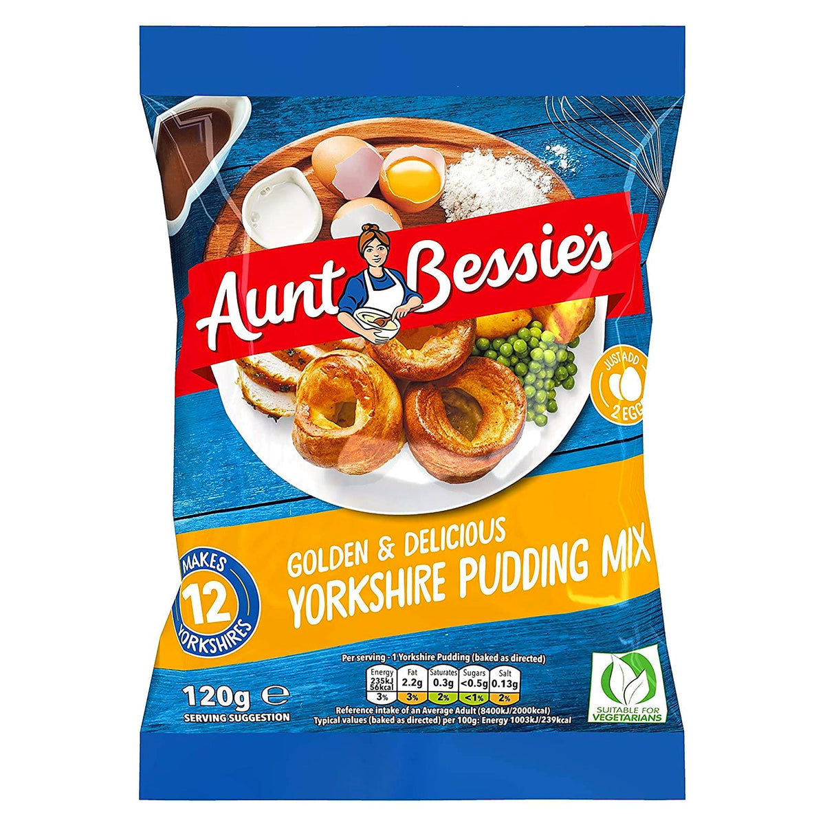 Aunt Bessies Homebake Yorkshire Pudding Mix 120G
