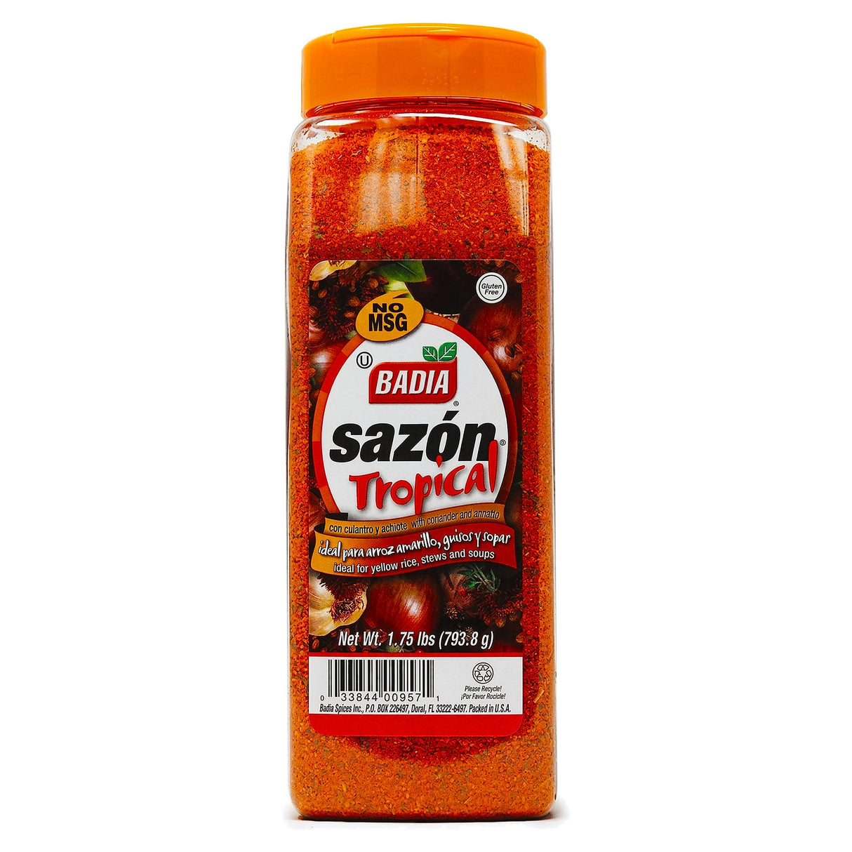 Badia Sazon Tropical With Coriander Annato 793.8g (1.75 Lbs)