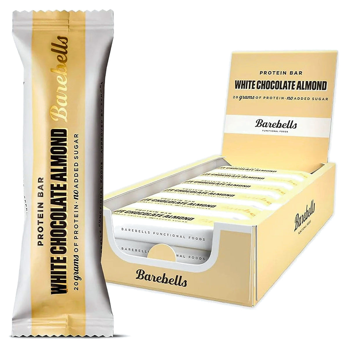 Barebells White Chocolate Almond Protein Bar 55G (Case of 12)