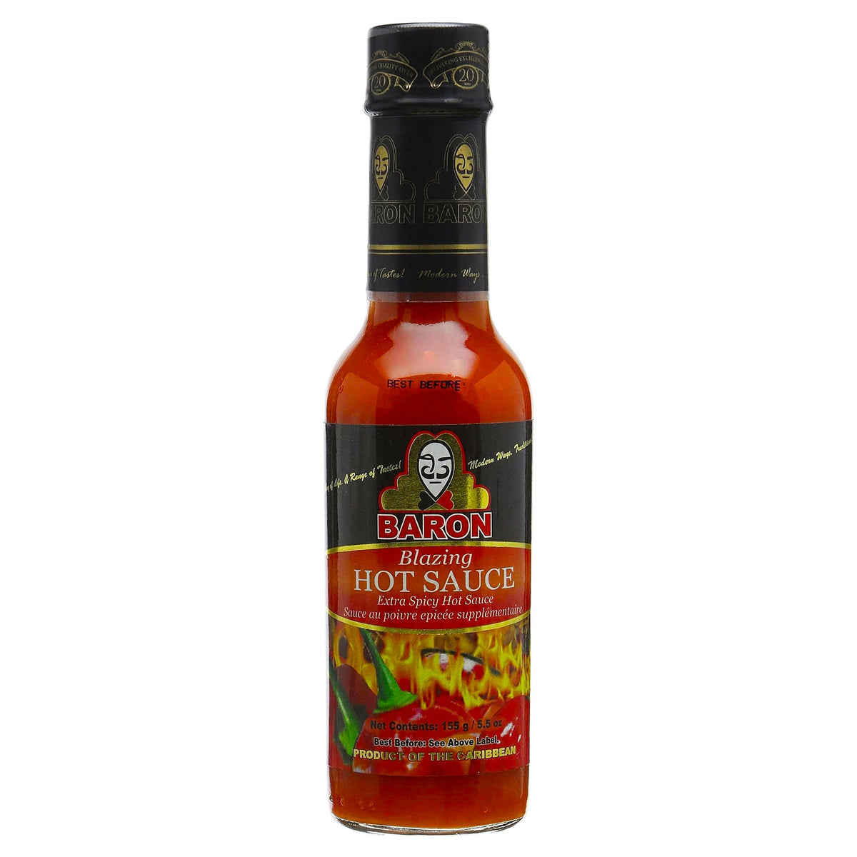 Baron Blazing Hot Sauce 144ML