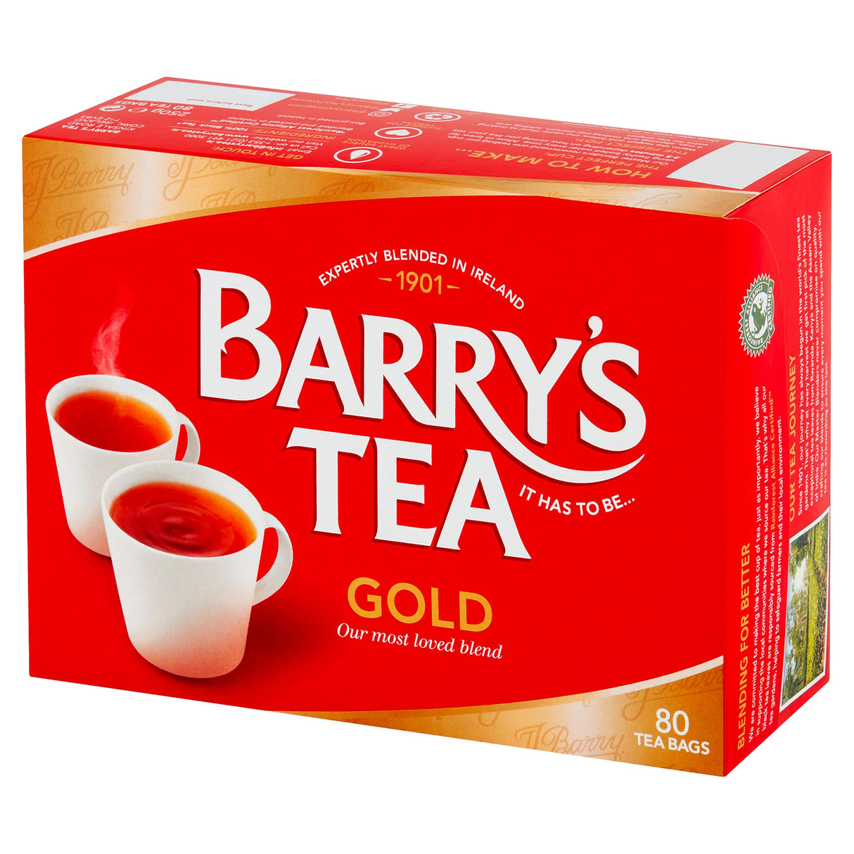 Barrys Gold Teabags 80S (250G)