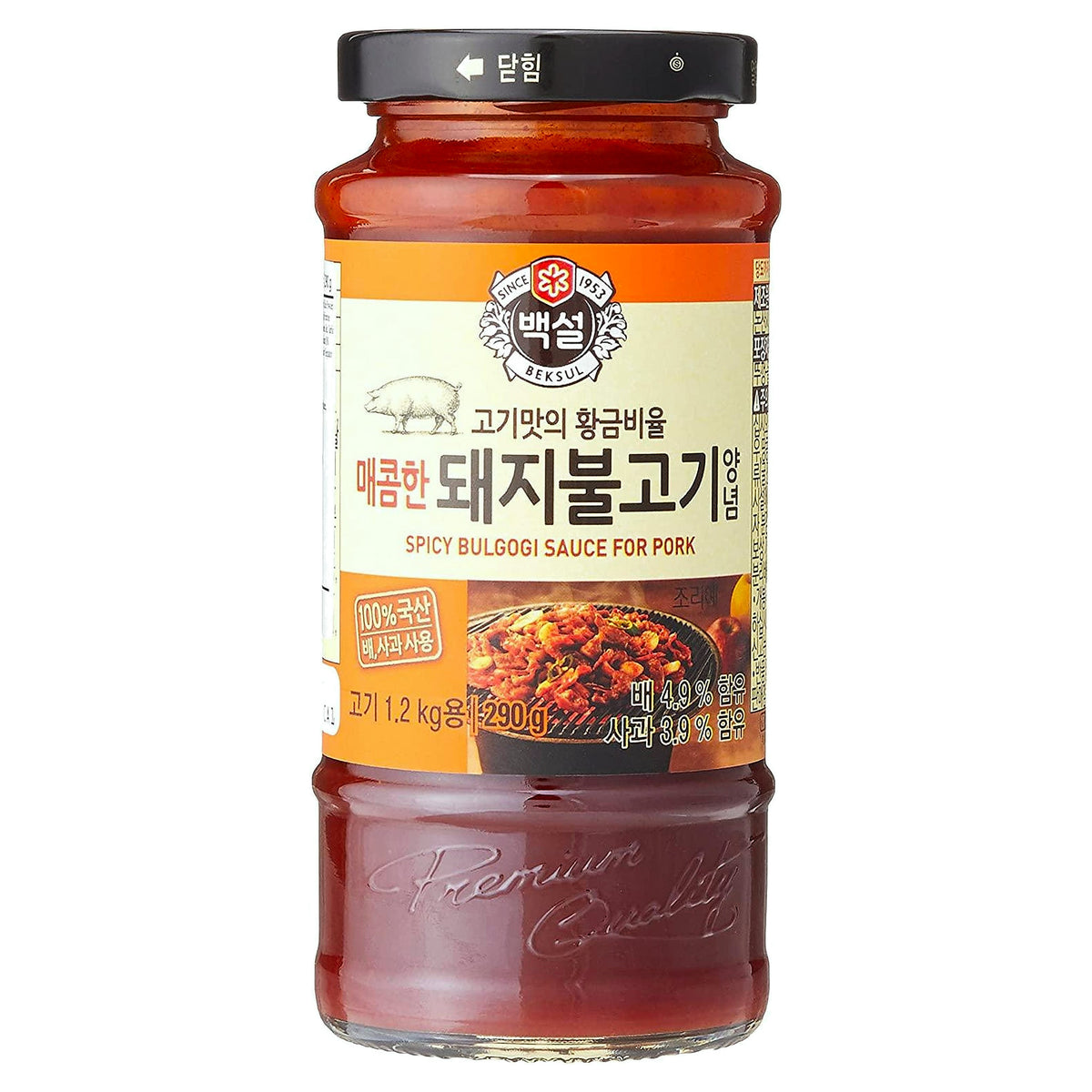 Beksul Bbq Sauce For Pork Bulgogi 290G (Spicy)