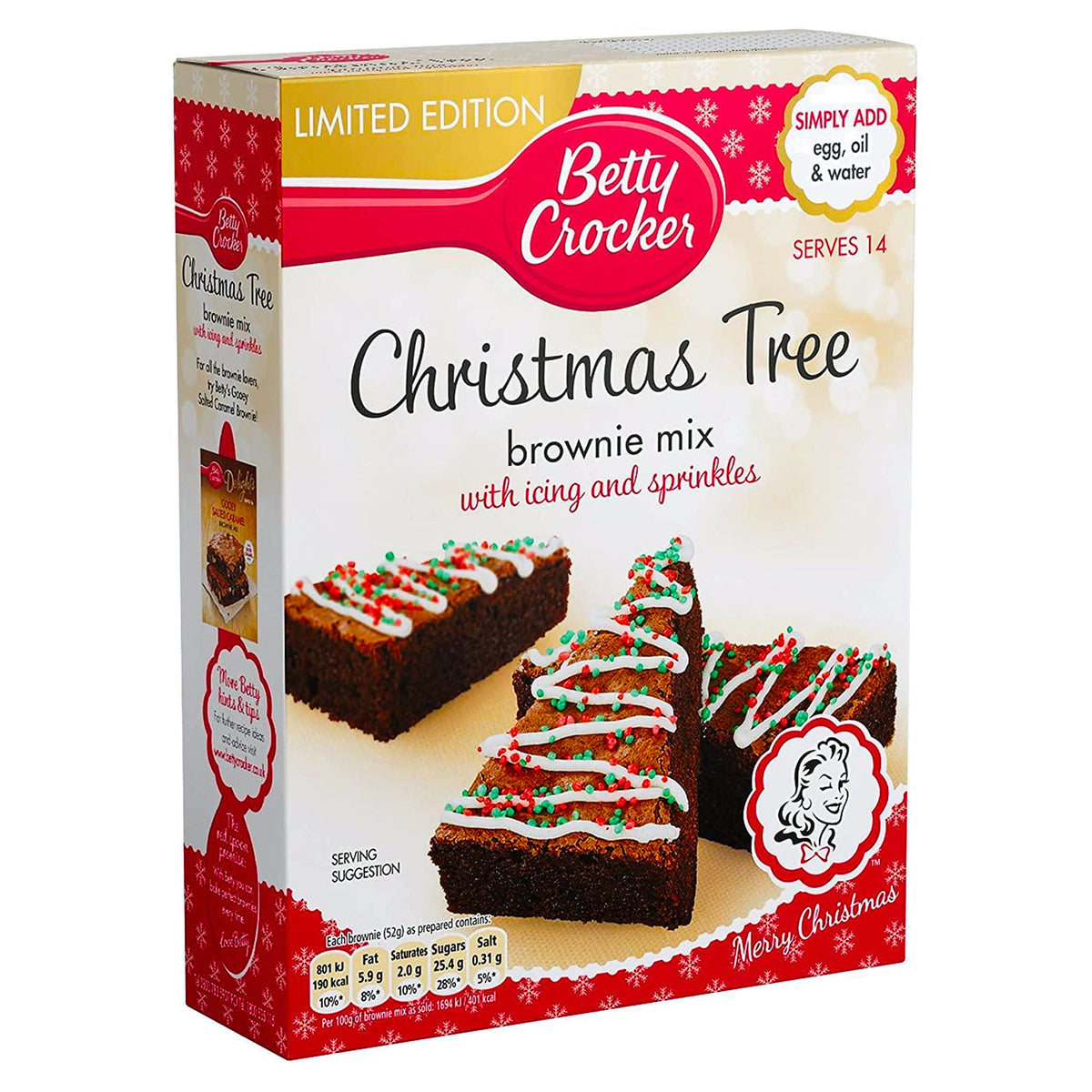 Betty Crocker Christmas Tree Brownie Mix 565G