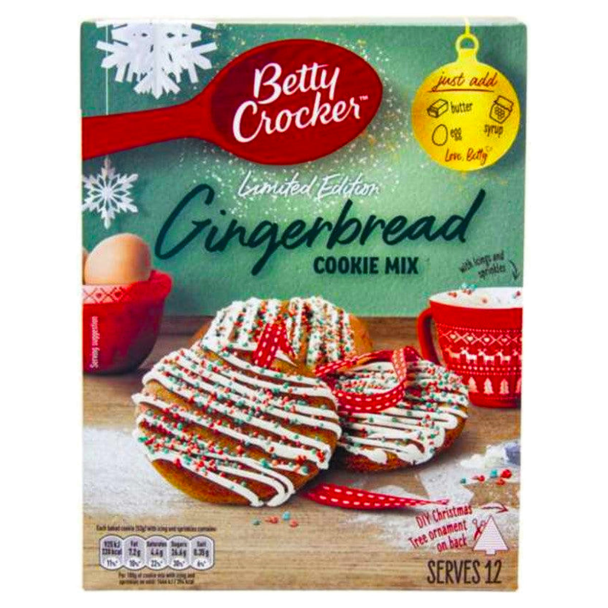 Betty Crocker Gingerbread Cookie Mix 505G