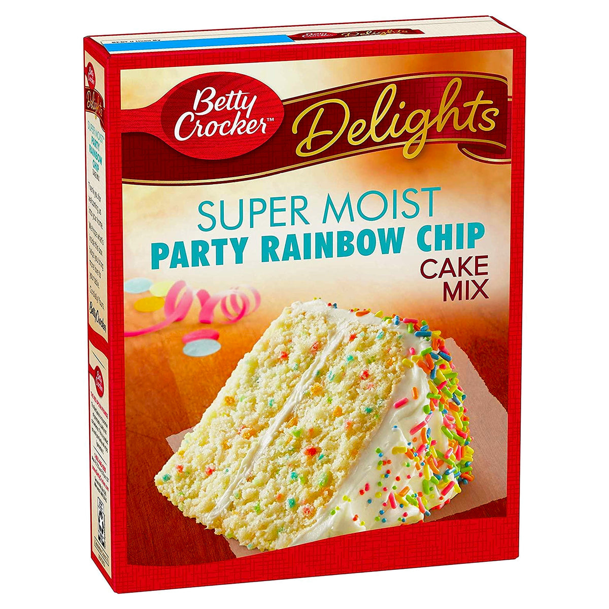 Betty Crocker Super Moist Rainbow Chip Party 15.25Oz