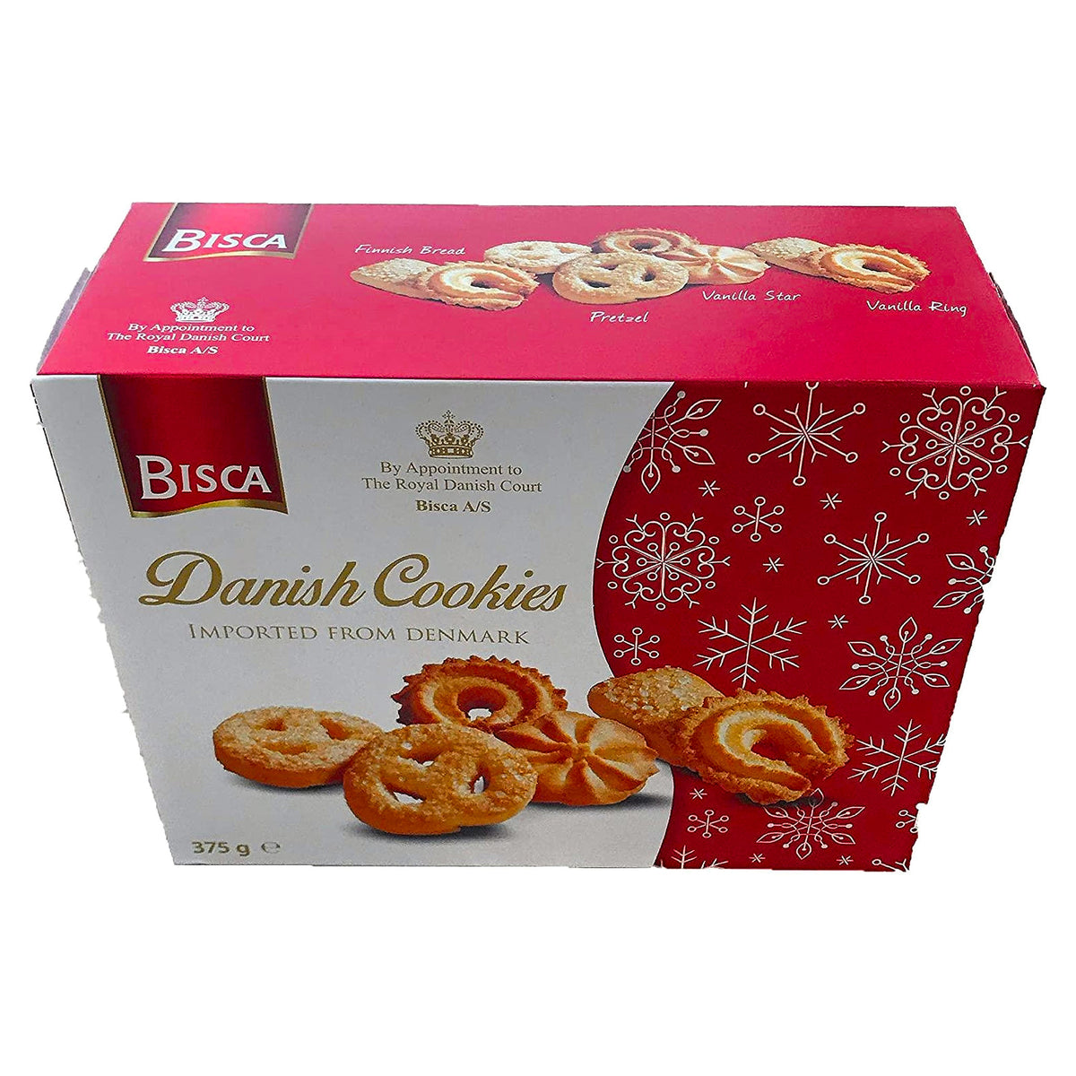 Bisca Danish Cookies (Christmas Gift Box) 375G