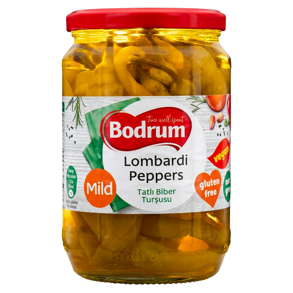 Bodrum Mild Pepper Pickles (Lombardi) 610G