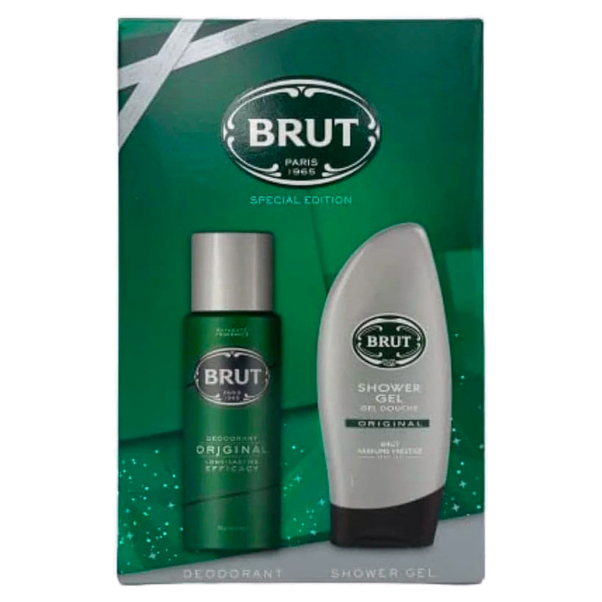 Brut Set Original 2PC (200ml Deodorant Spray & 250ML Shower Gel)