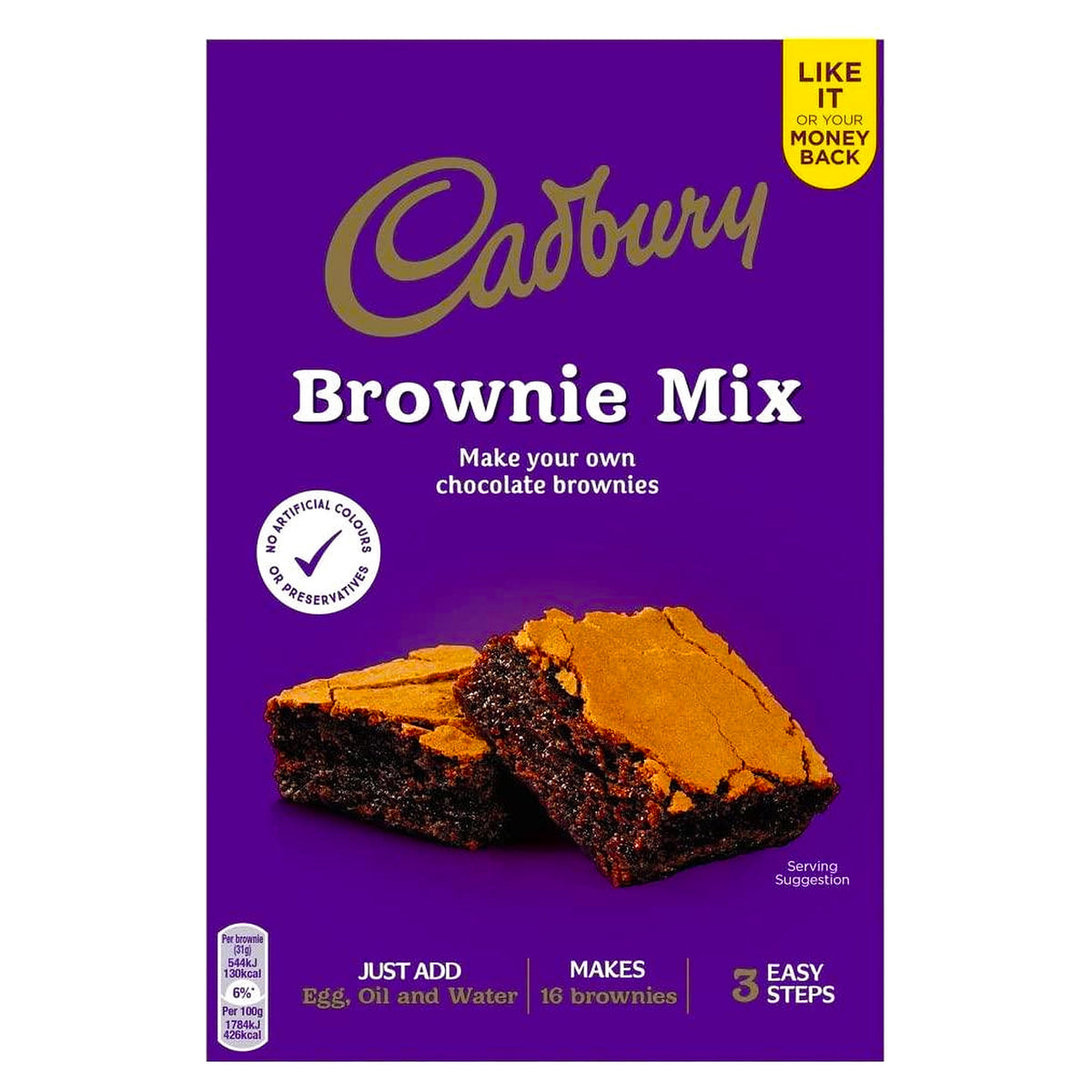 Cadbury Brownie Baking Mix 350G
