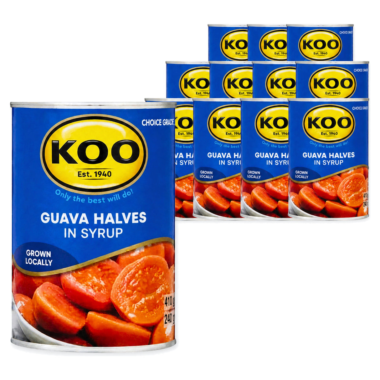 Koo Guava Halves In Syrup 410g (Case of 12)