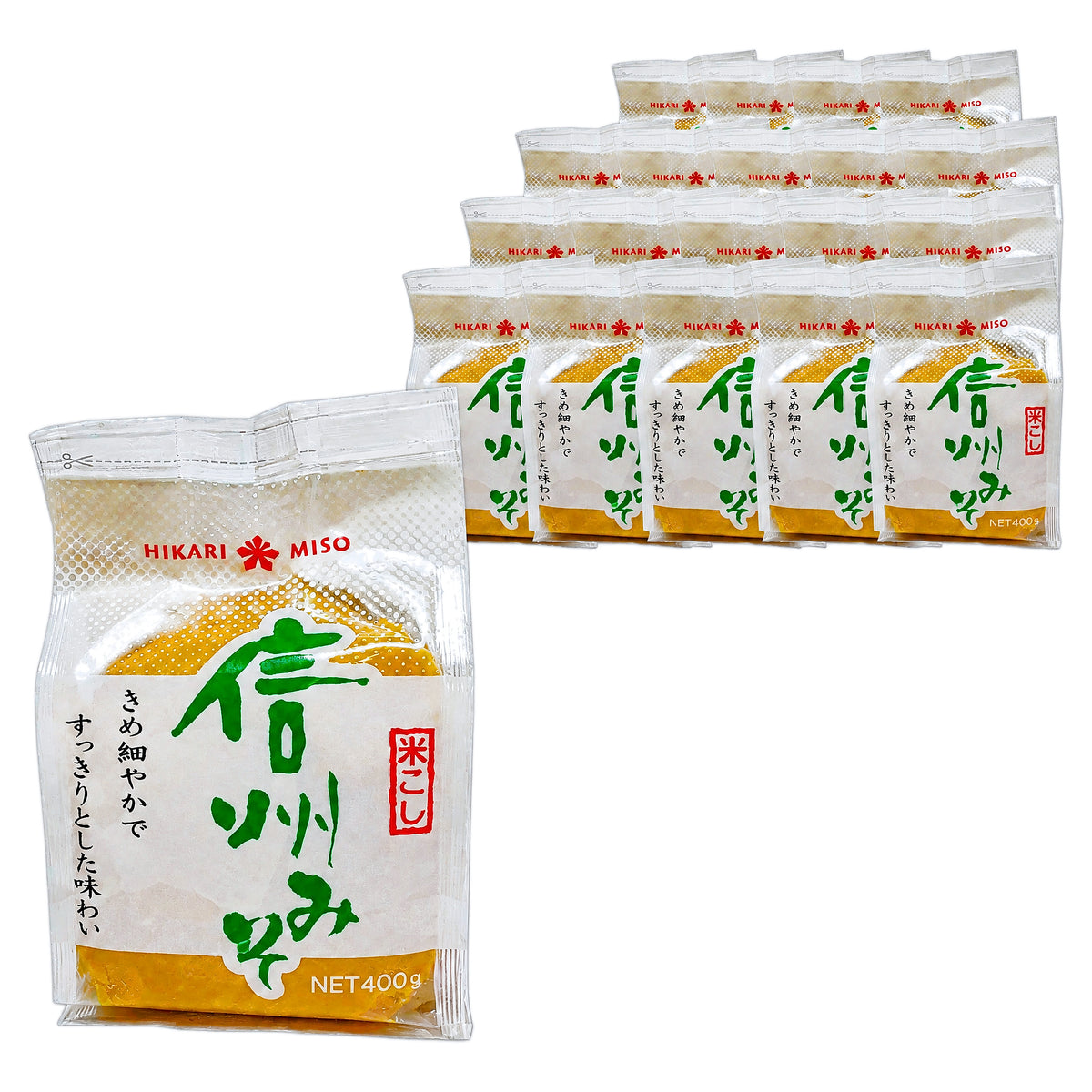 Hikari Miso Shinshu White Miso 400G (Case of 20)