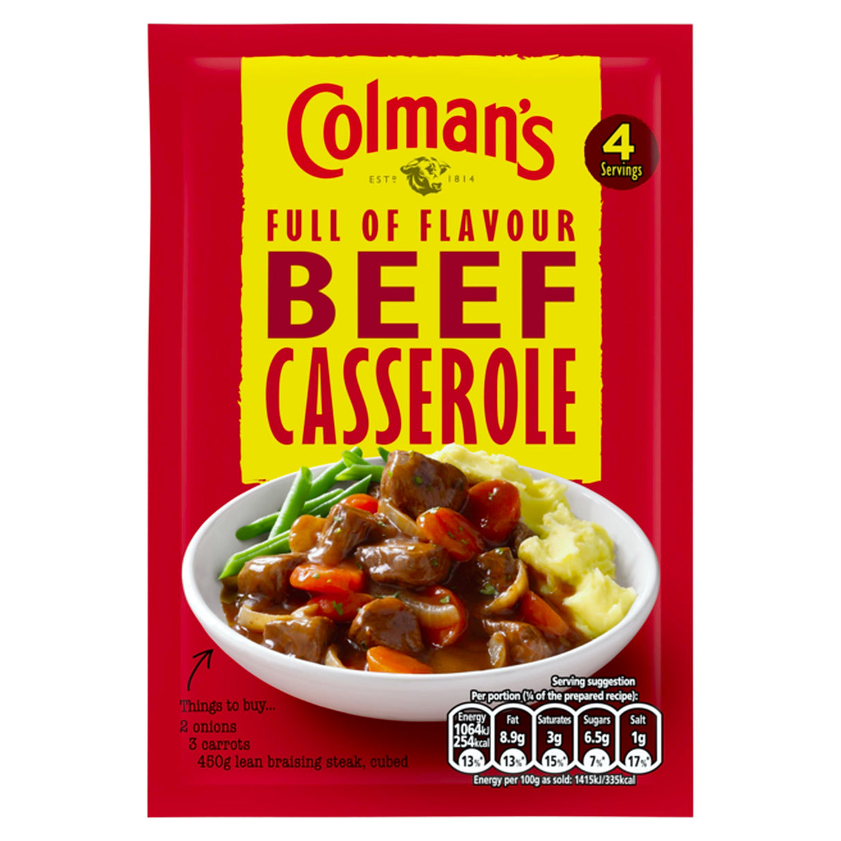 Colman's Beef Casserole Mix 40G