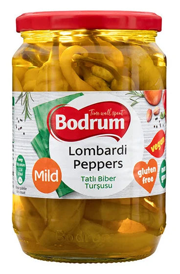 Bodrum Mild Pepper Pickles (Lombardi) 610G