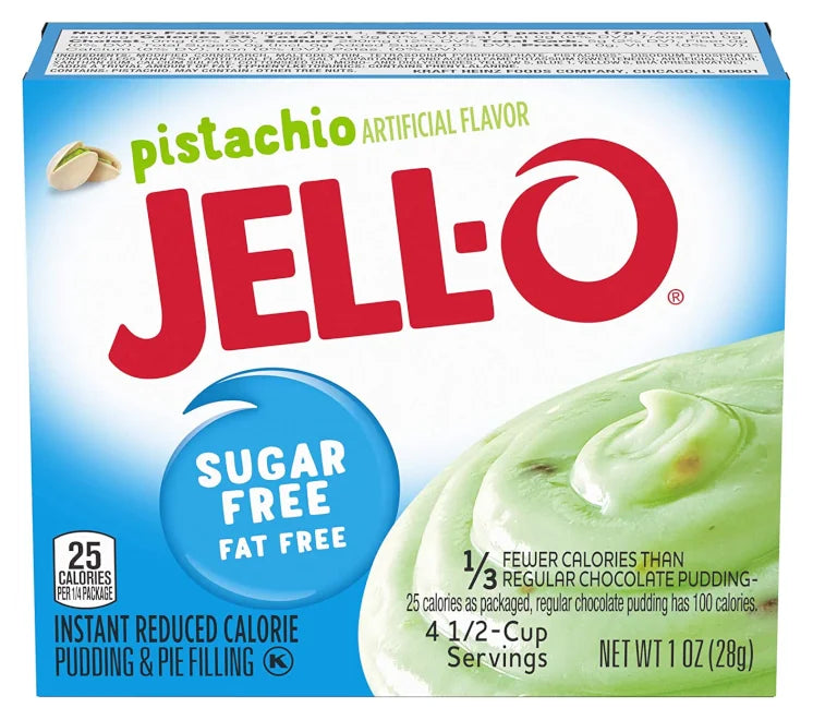 Jell-O Sugar Free Pistachio 28G (Case of 24)