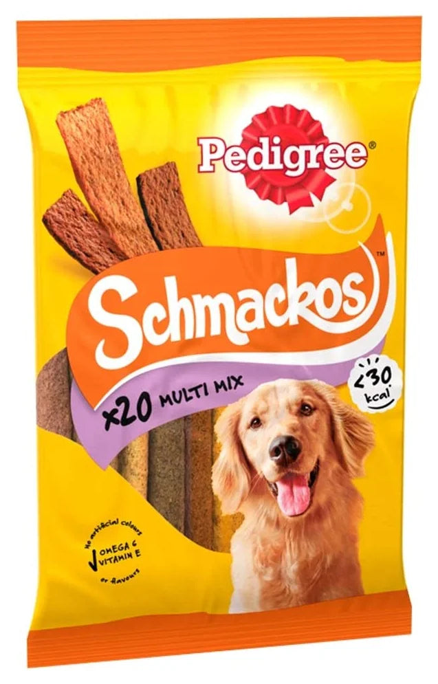 Pedigree Dog Schmakos Meat Variety 20's 172g **Expiry Aug 2024**