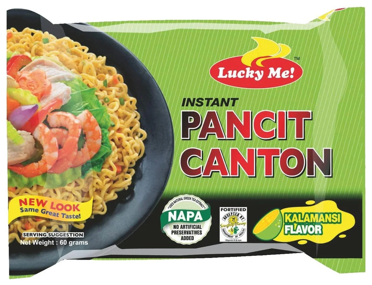 Lucky Me Pancit Canton Kalamansi Instant Noodles 60G - World Food Shop