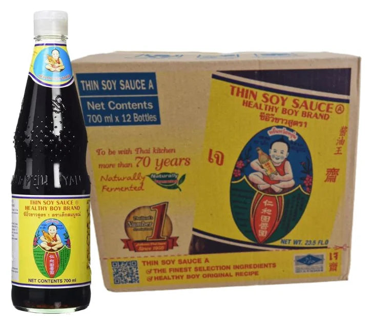 Healthy Boy Thin Soy Sauce No.1 700Ml (Case of 12)