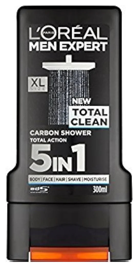L'Oreal Men Expert 5in1 Total Clean Shower Gel 300ML