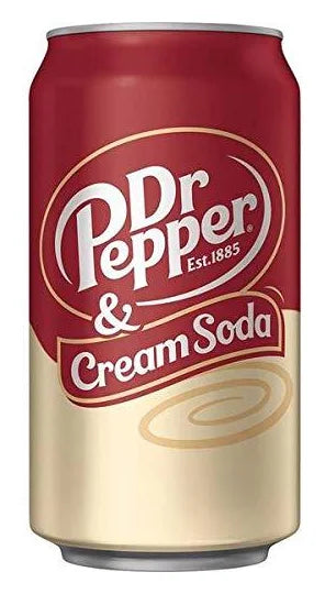 Dr Pepper & Cream Soda Cans 355Ml - World Food Shop