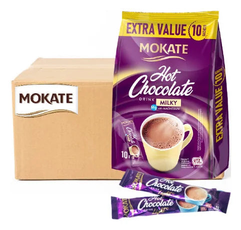 Mokate Milky Hot Chocolate 10 Pack (180G) (Case of 18)
