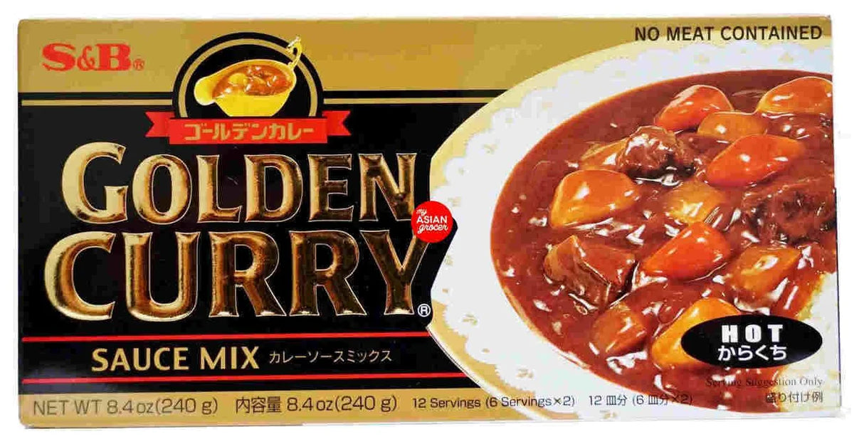 S&B Golden Curry Hot 220G - World Food Shop