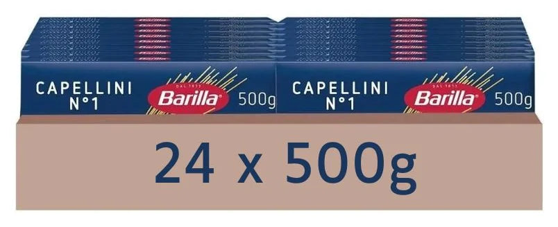 Barilla Capellini No. 1 500G (Case of 24)