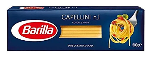 Barilla Capellini No. 1 500G (Case of 24)