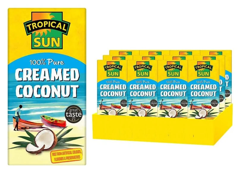 Tropical Sun Creamed Coconut 200G (Case of 40)