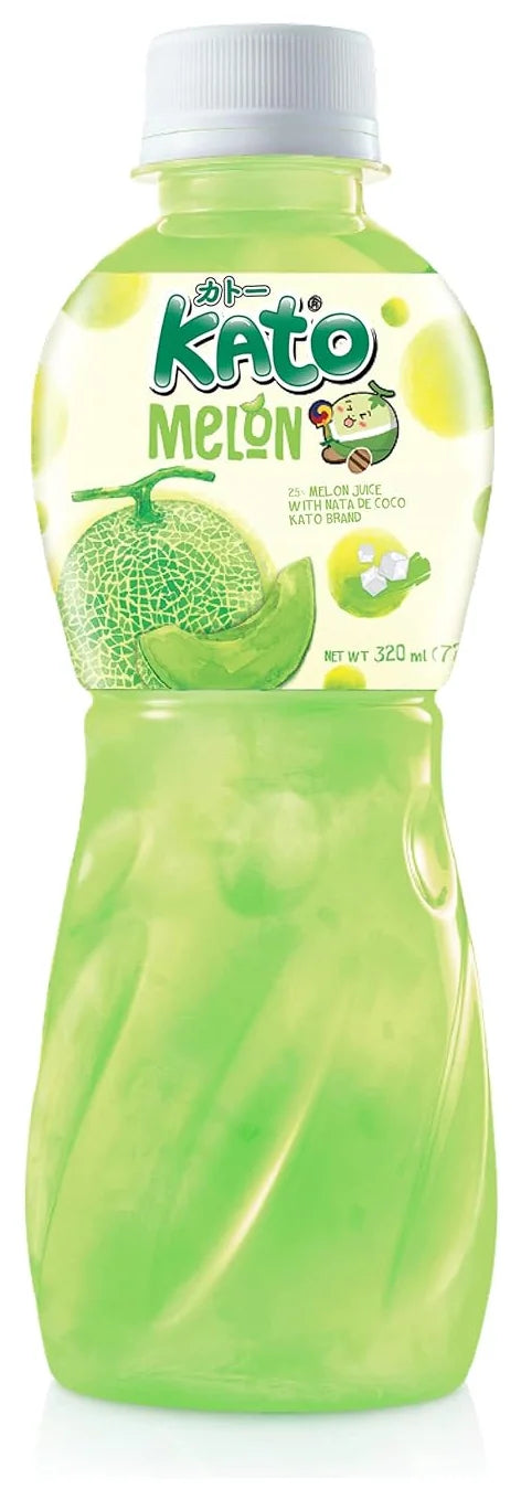 Kato Nata De Coco Melon Juice 320ml **Expiry Dec 2024**