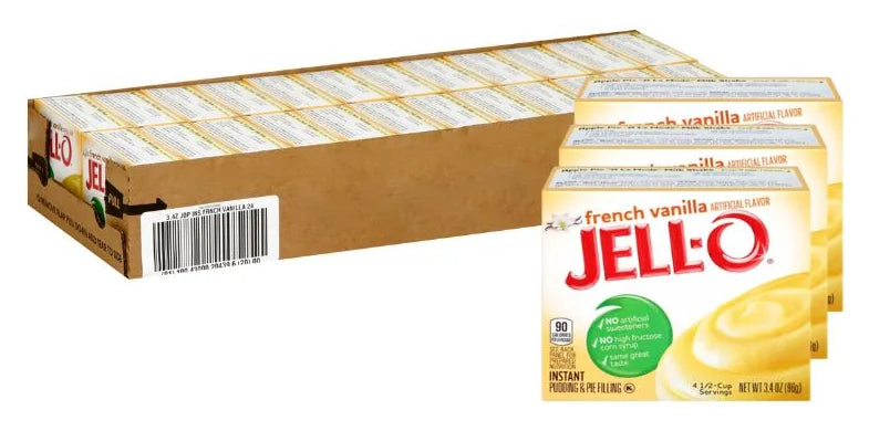 Jell O Instant Pudding - French Vanilla 96G (Case of 24)