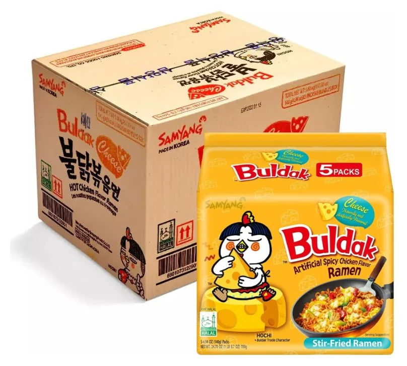 Samyang Hot Chicken Ramyun Cheese 140G (Case of 40)