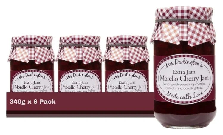 Mrs Darlington Morello Cherry Extra Jam 340G (Case of 6)