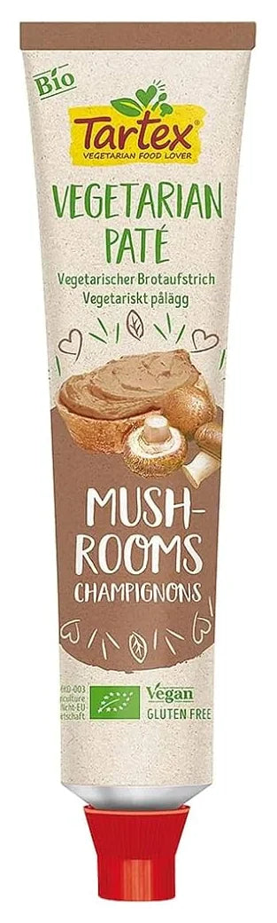 Tartex Organic Mushroom Vegetarian Pate 200G (Case of 12)