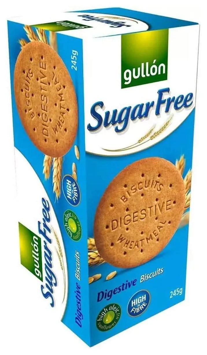 Gullon Sugar Free Digestive Biscuit 245G - World Food Shop
