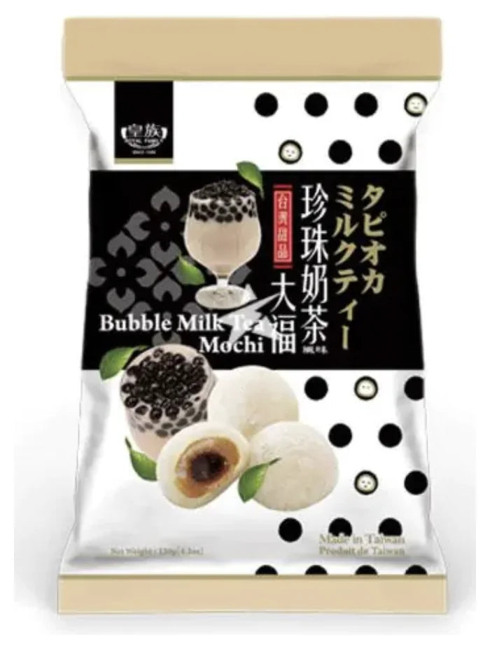Royal Family DaiFuku Bubble Tea Milk Mochi 120G **Expiry Apr 2025**