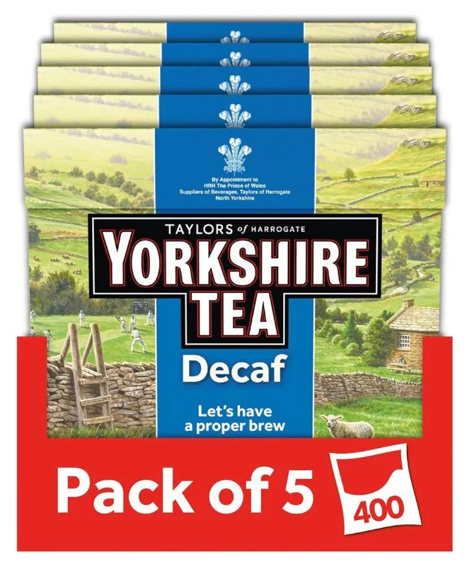 Taylors of Harrogate Yorkshire Decaf Tea 80s (Case of 5)