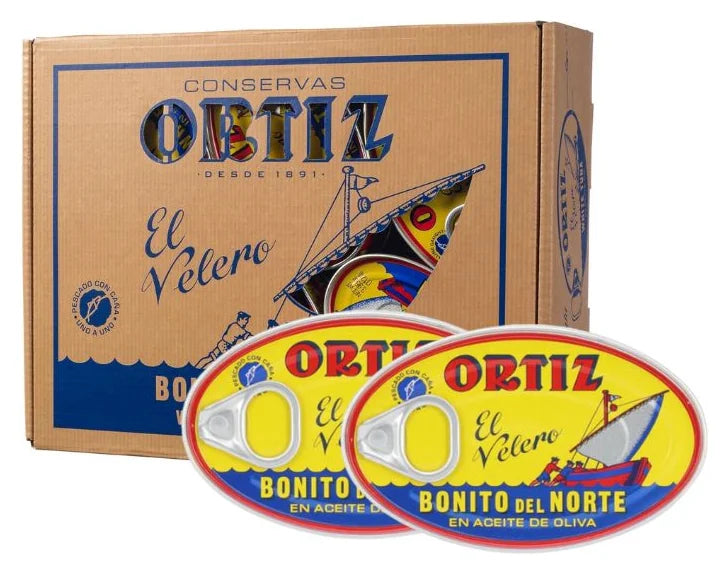 Ortiz Bonito Tuna Fillets in Olive Oil 112G (Case of 30)