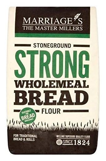 Marriages Strong Stoneground Wholemeal 1.5KG (Case of 5)