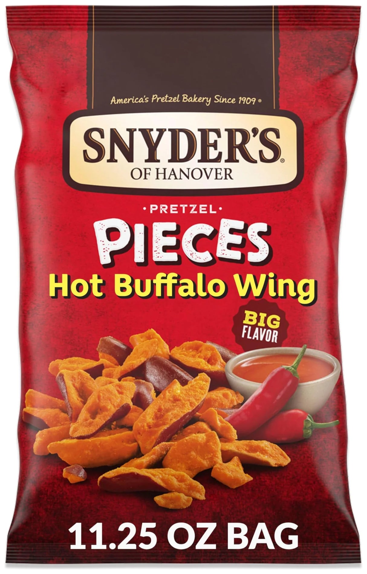 Snyder's Pretzel Pieces Hot Buffalo Wing 11.25oz (318g)