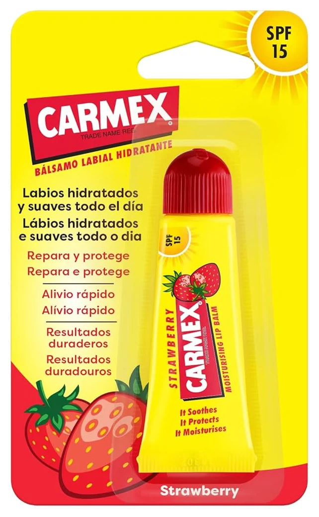 Carmex Lip Balm Tube Strawberry 10G