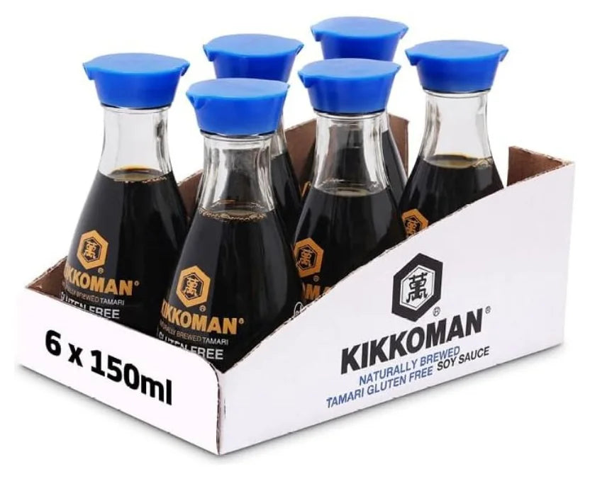 Kikkoman Tamari Gluten Free Soy Sauce 150ML (Case of 6)