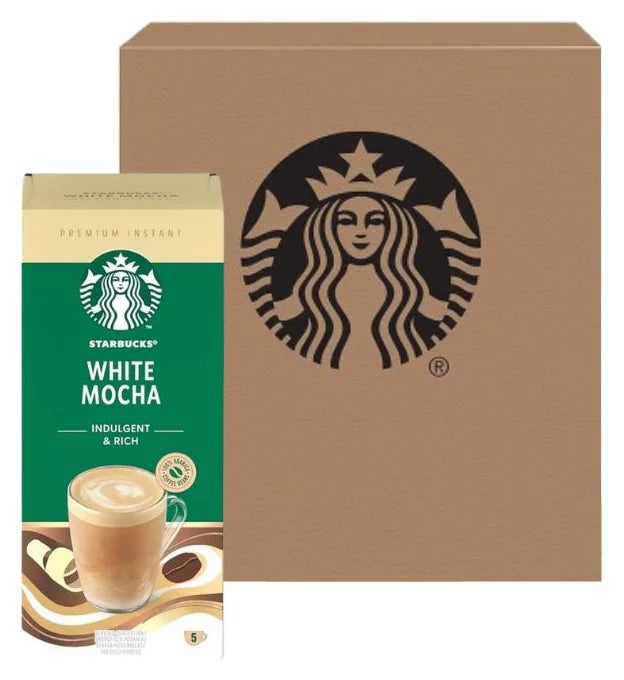 Starbucks Premium White Chocolate Mocha (5x24G) Case of 6
